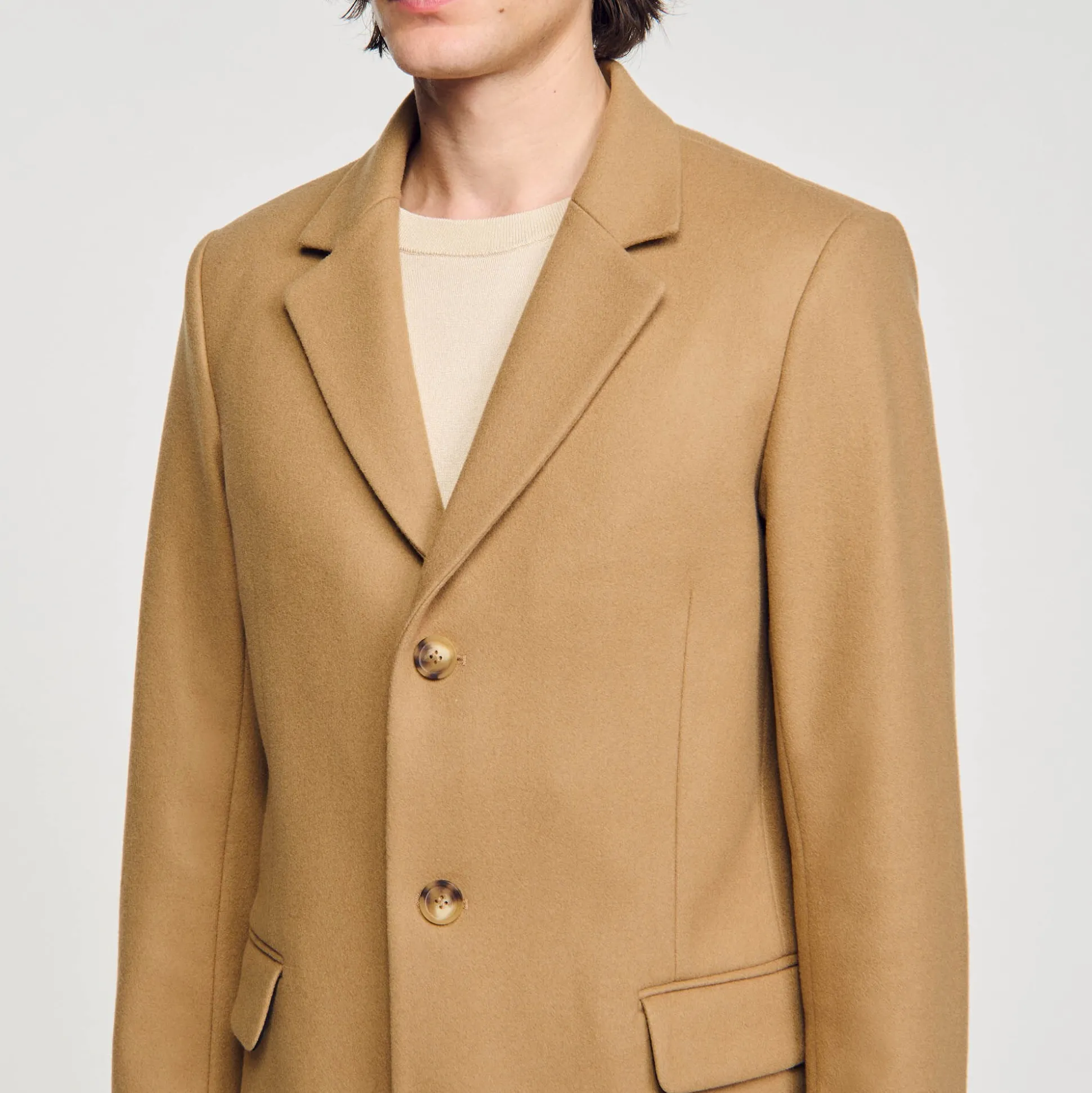 Manteau En Drap De Laine