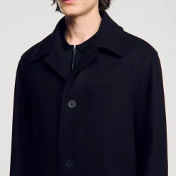 Manteau En Drap De Laine