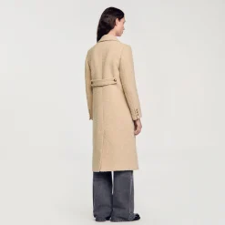Manteau Long à Boutonnage Croisé