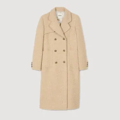 Manteau Long à Boutonnage Croisé