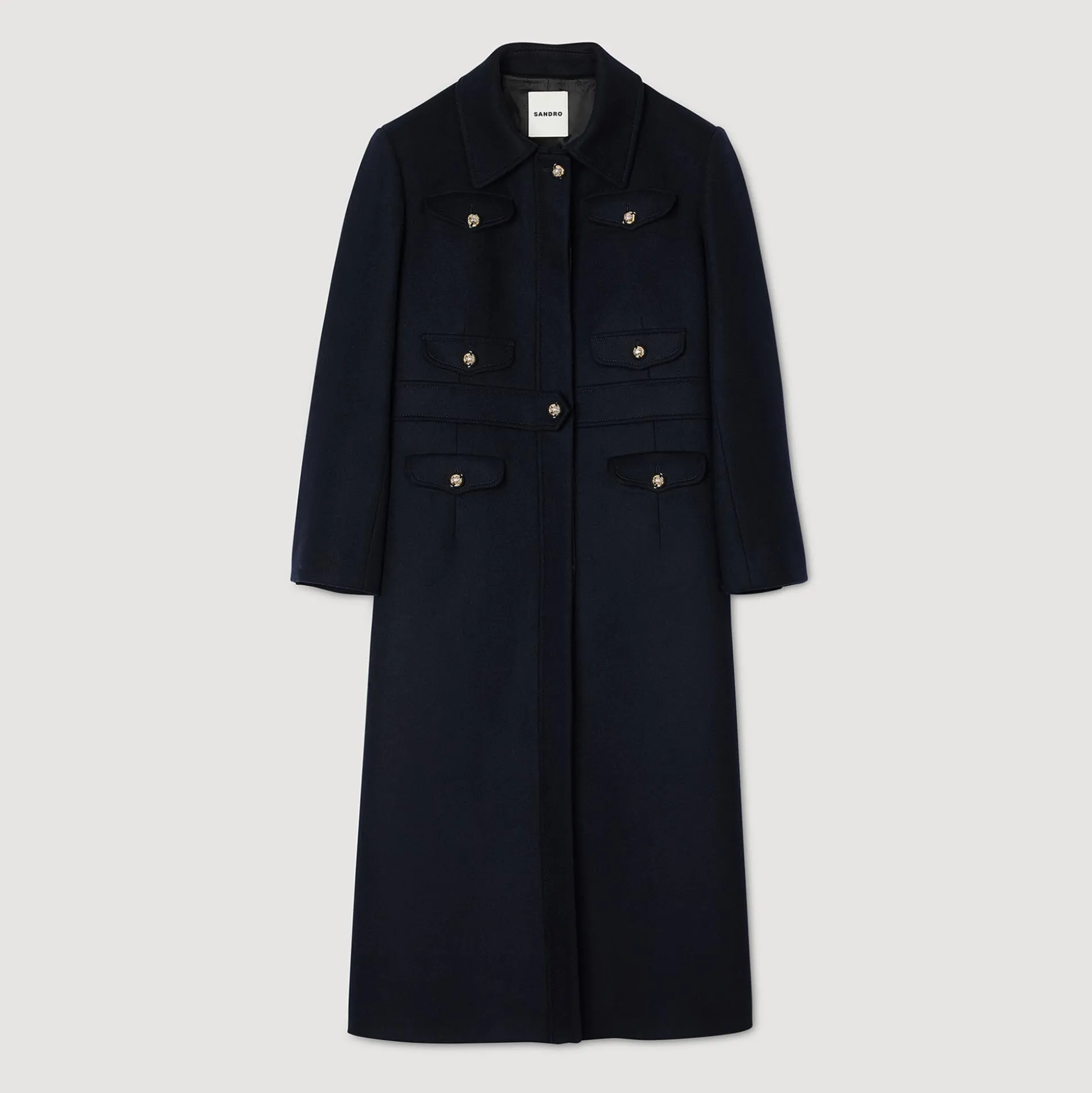 Manteau Long Cintré