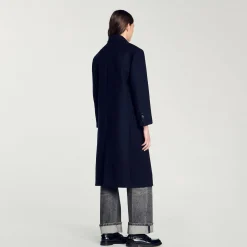 Manteau Long En Laine Mélangée