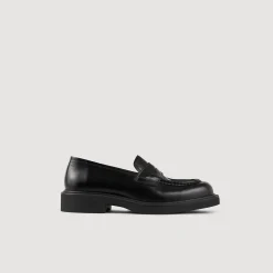 Mocassins En Cuir Glacé