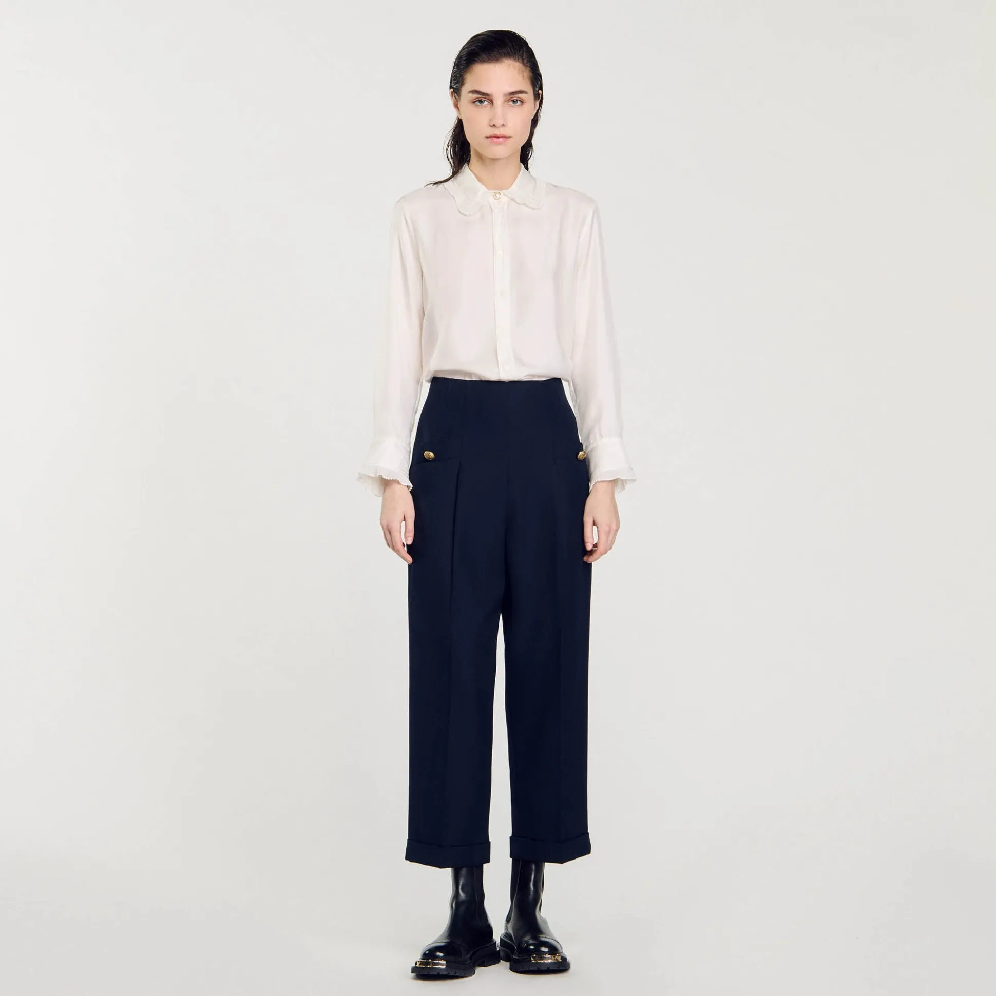 Pantalon à Plis
