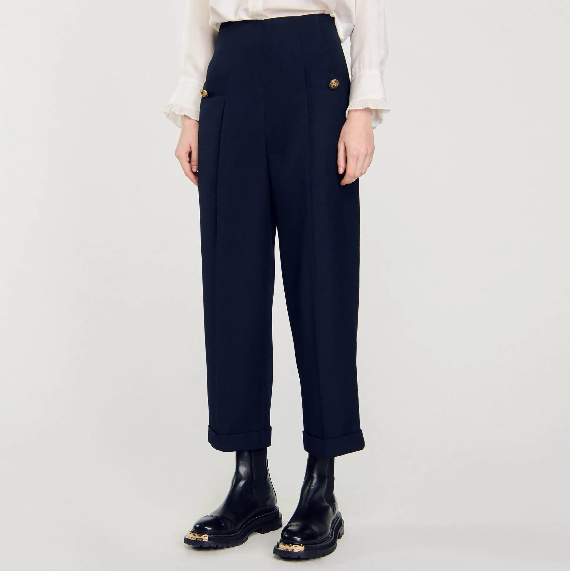 Pantalon à Plis