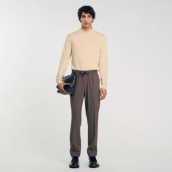 Pantalon à Taille élastiquée