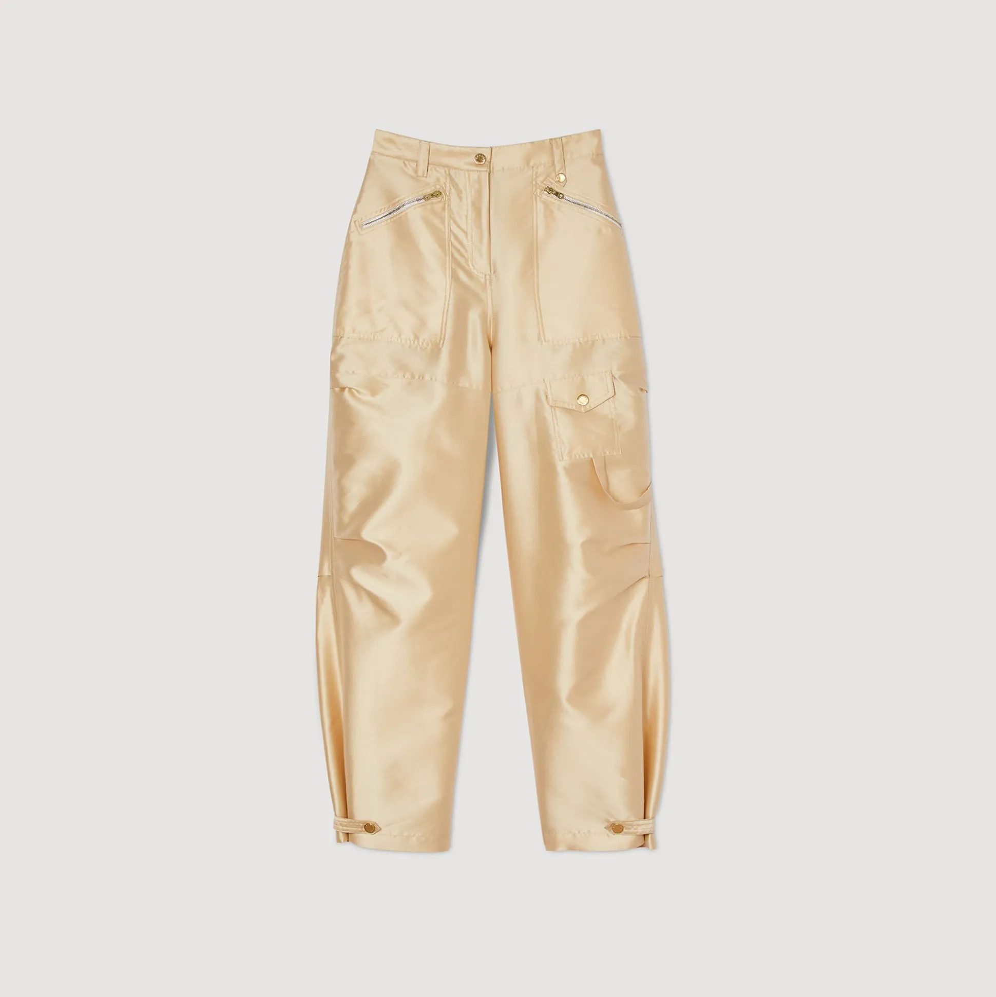 Pantalon Cargo Satiné