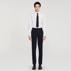 Pantalon De Costume à Coupe Classique