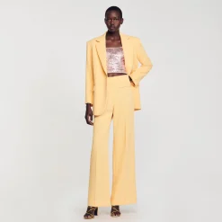 Pantalon De Costume à Pinces