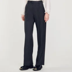 Pantalon De Costume En Laine