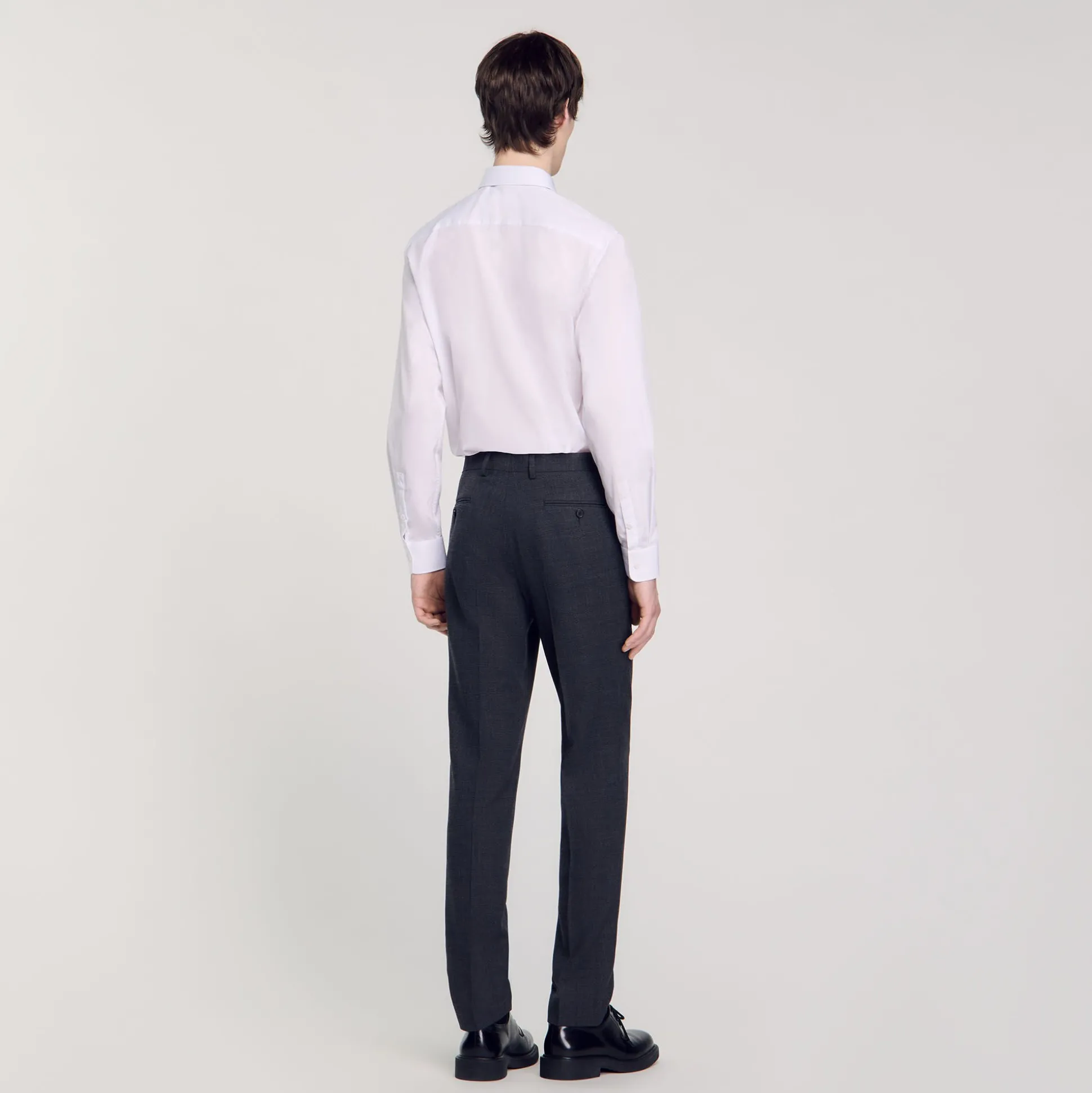 Pantalon De Costume En Laine