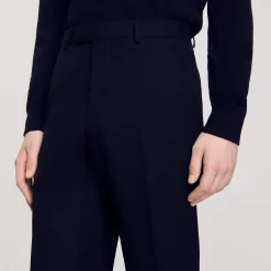 Pantalon De Costume En Laine