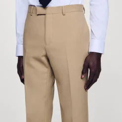 Pantalon De Costume En Laine