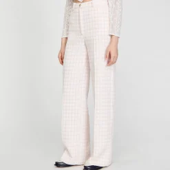 Pantalon De Costume En Tweed