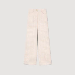 Pantalon De Costume En Tweed