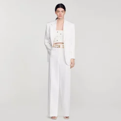 Pantalon De Costume Large