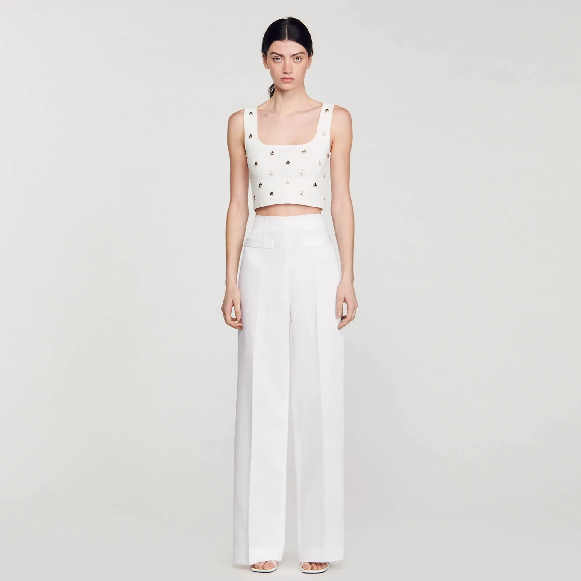 Pantalon De Costume Large