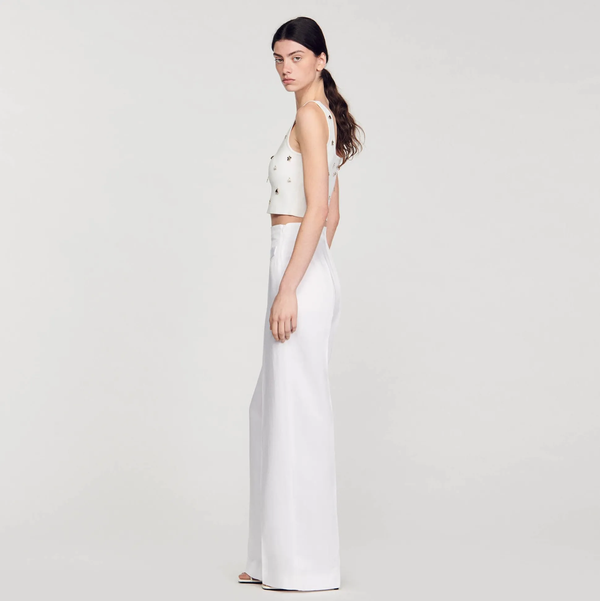 Pantalon De Costume Large