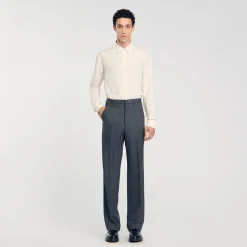 Pantalon De Costume Large