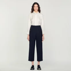 Pantalon De Costume Taille Haute