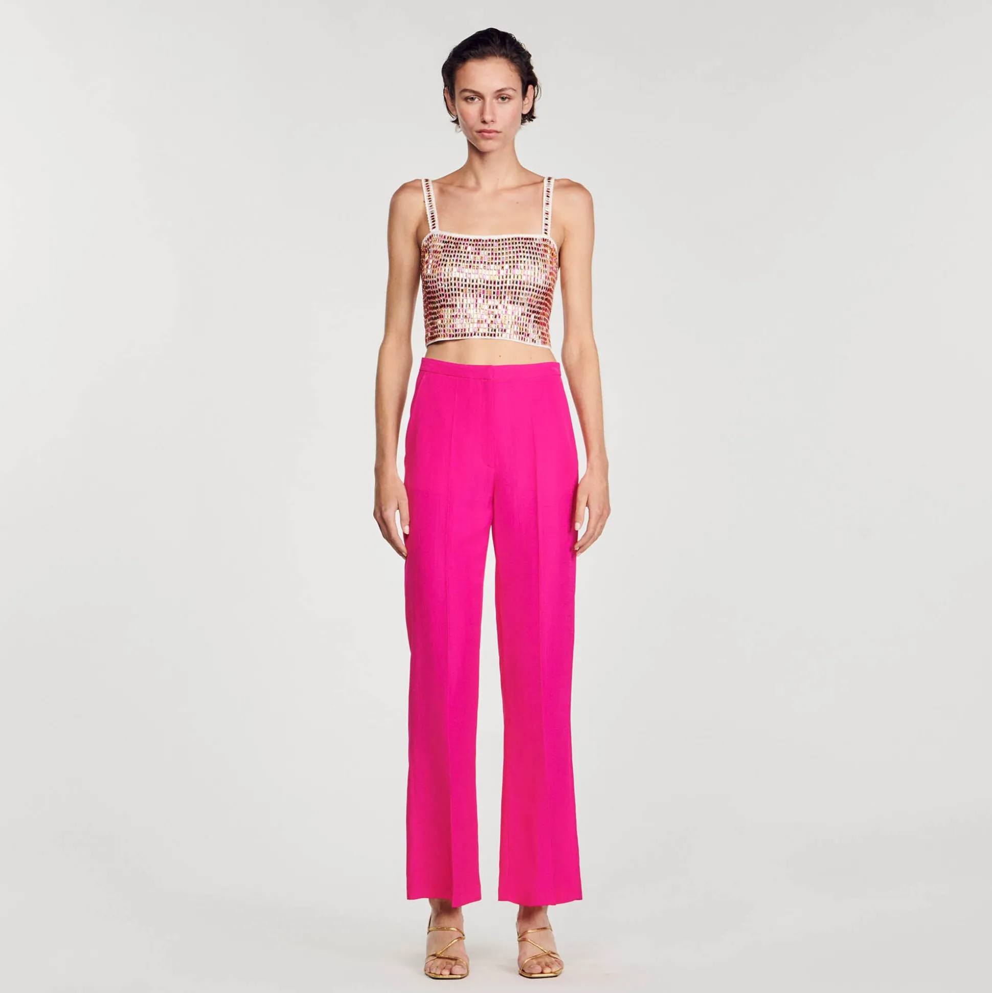 Pantalon De Costume évasé