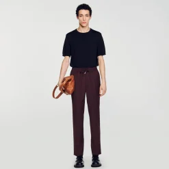 Pantalon Droit élastiqué