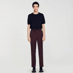 Pantalon Droit élastiqué