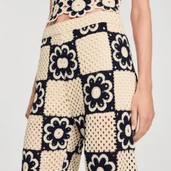 Pantalon En Maille Crochet