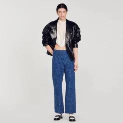 Pantalon En Maille Fantaisie