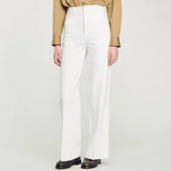 Pantalon Large En Toile