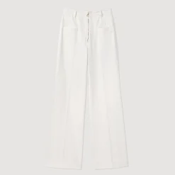 Pantalon Large En Toile