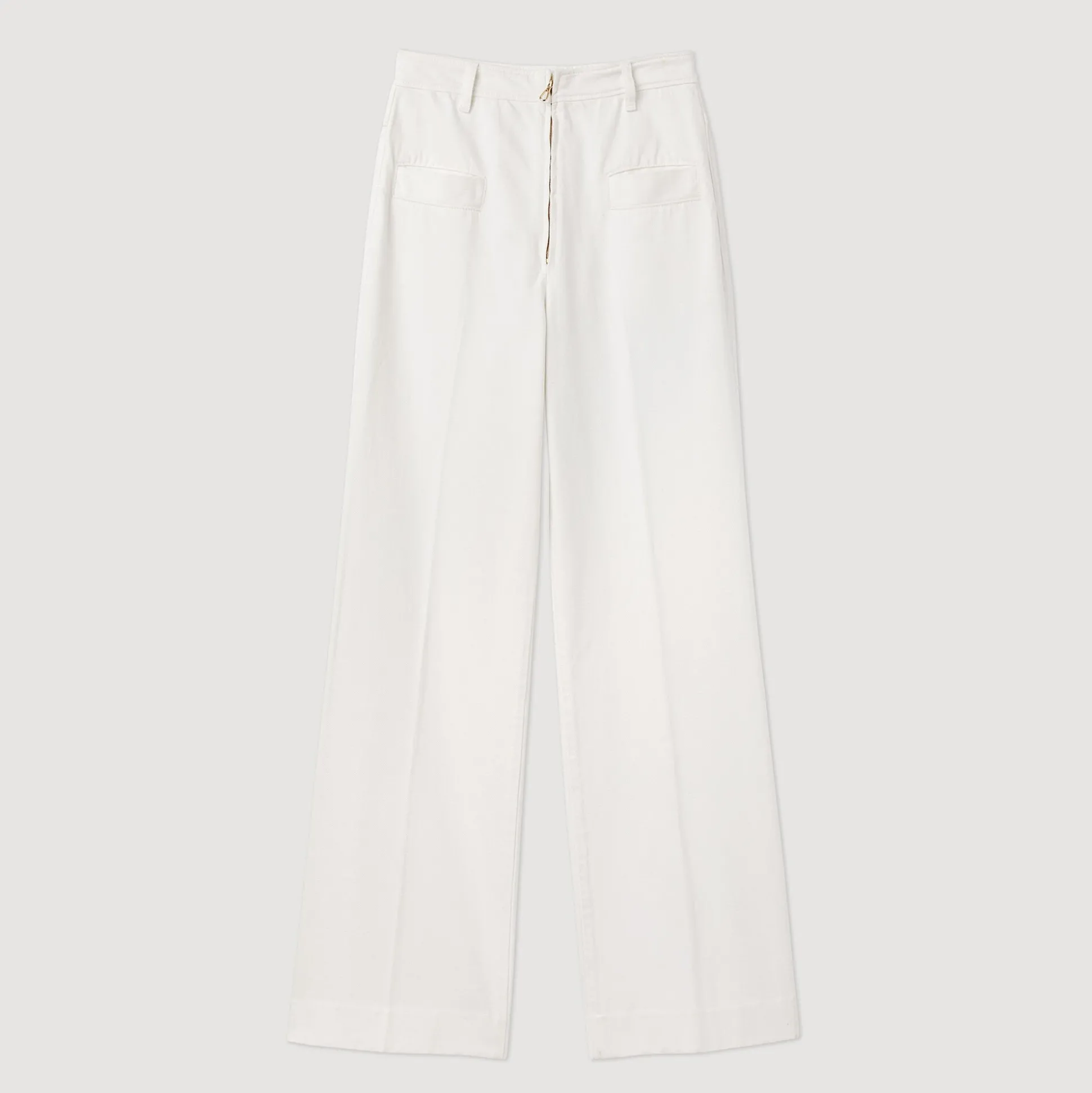Pantalon Large En Toile