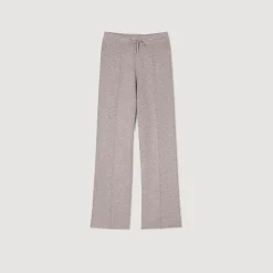 Pantalon Strassé En Maille