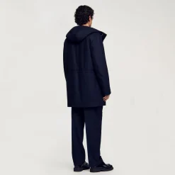 Parka En Laine à Capuche