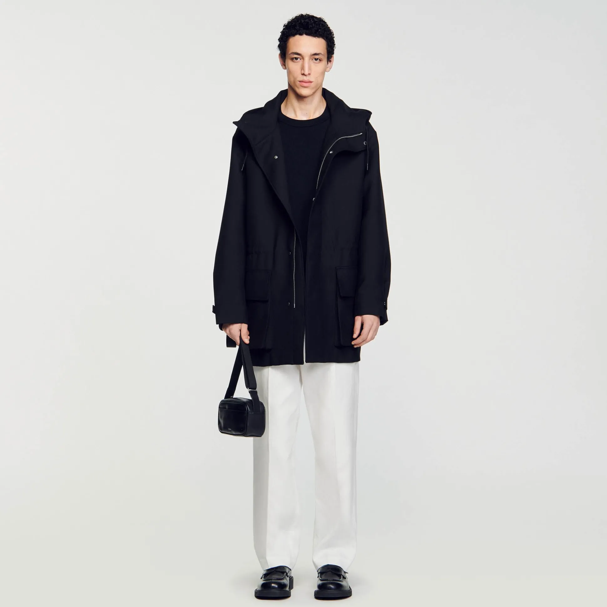 Parka Oversize En Tissu Technique