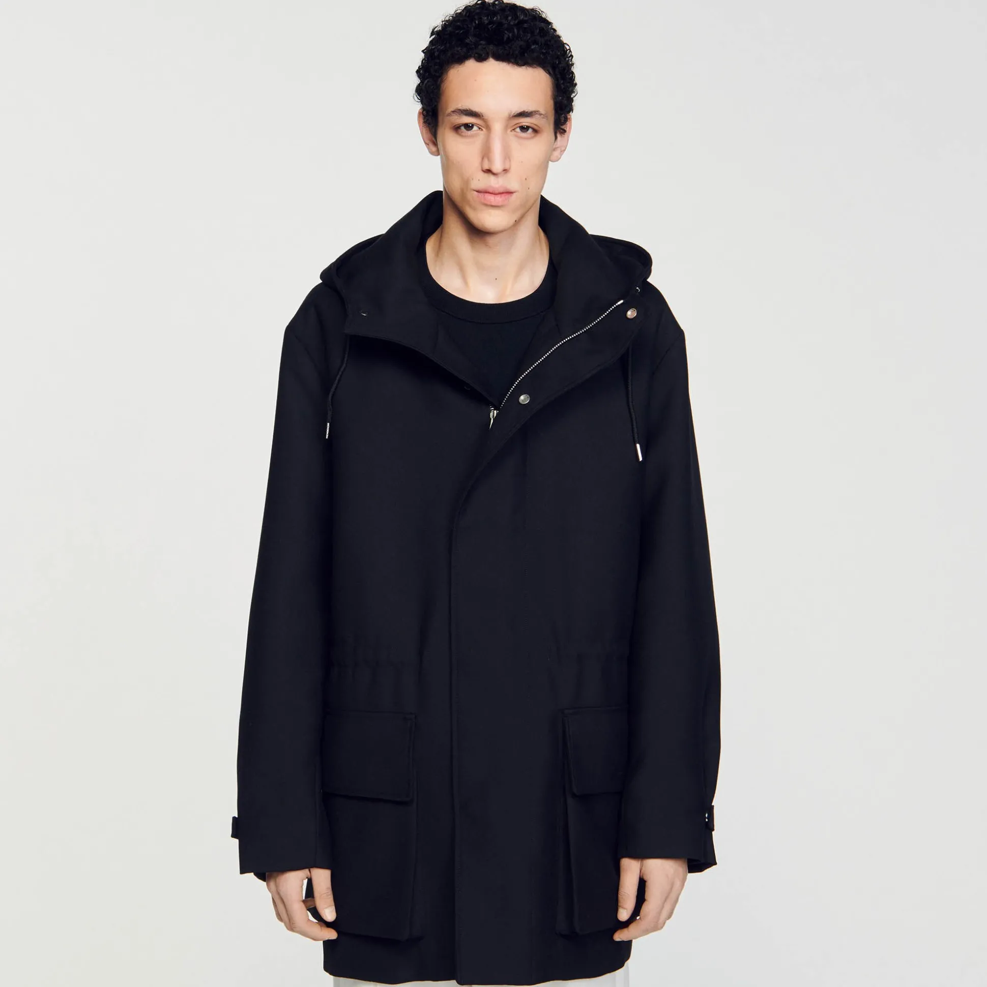 Parka Oversize En Tissu Technique