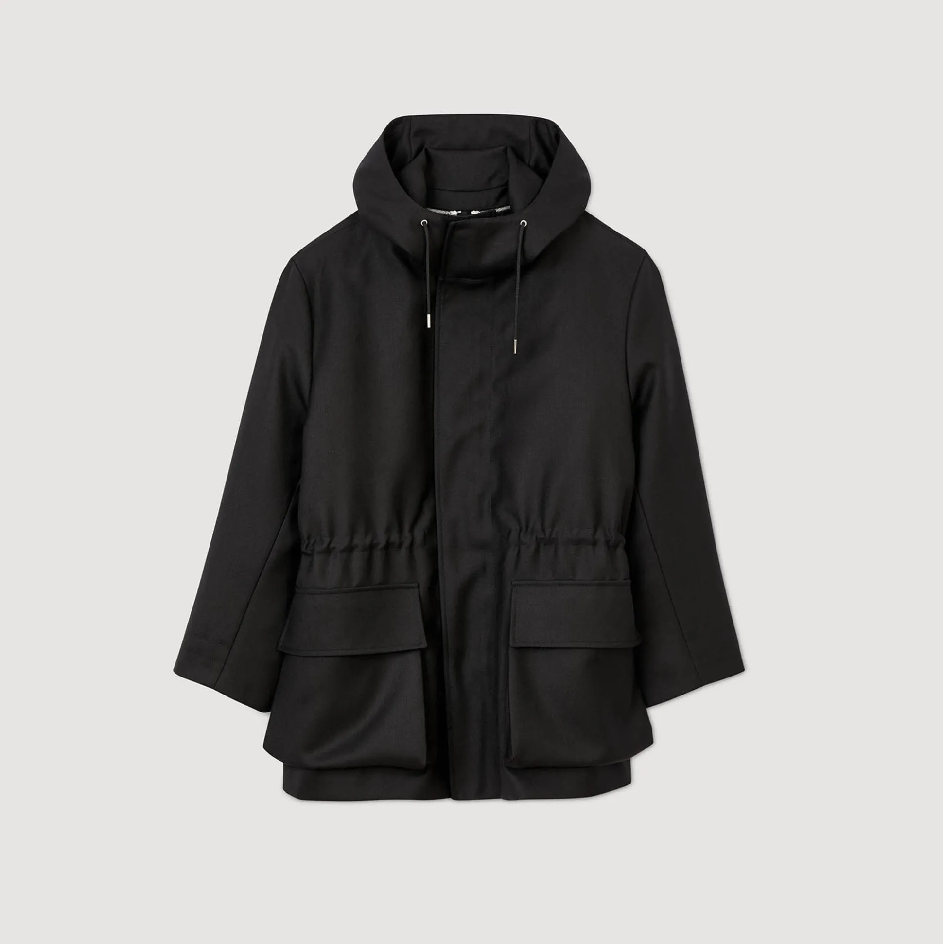 Parka Oversize En Tissu Technique