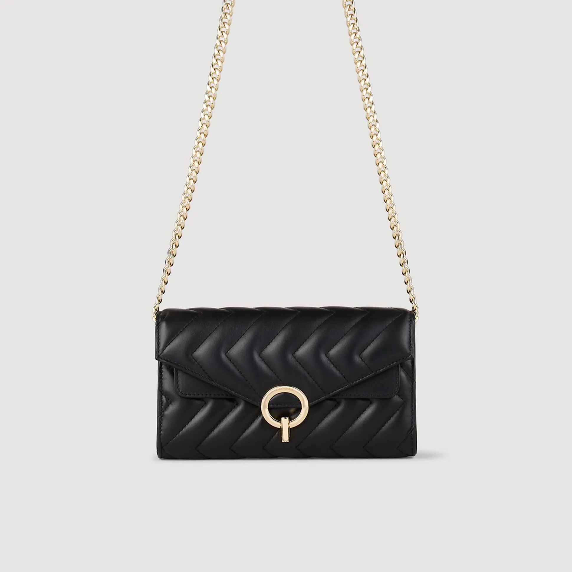 Pochette Crossbody En Cuir