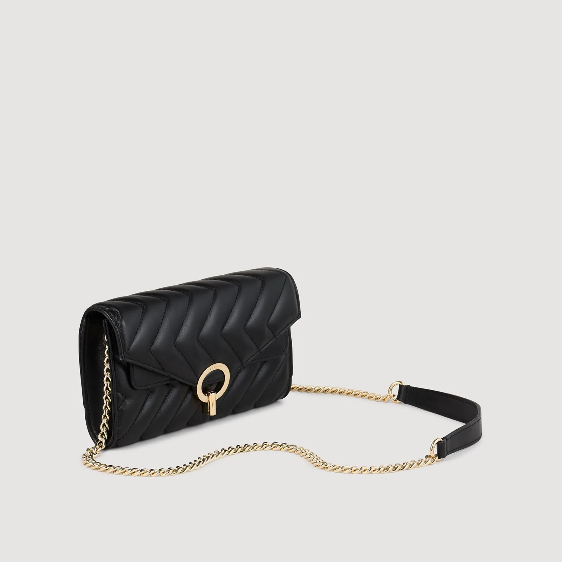 Pochette Crossbody En Cuir