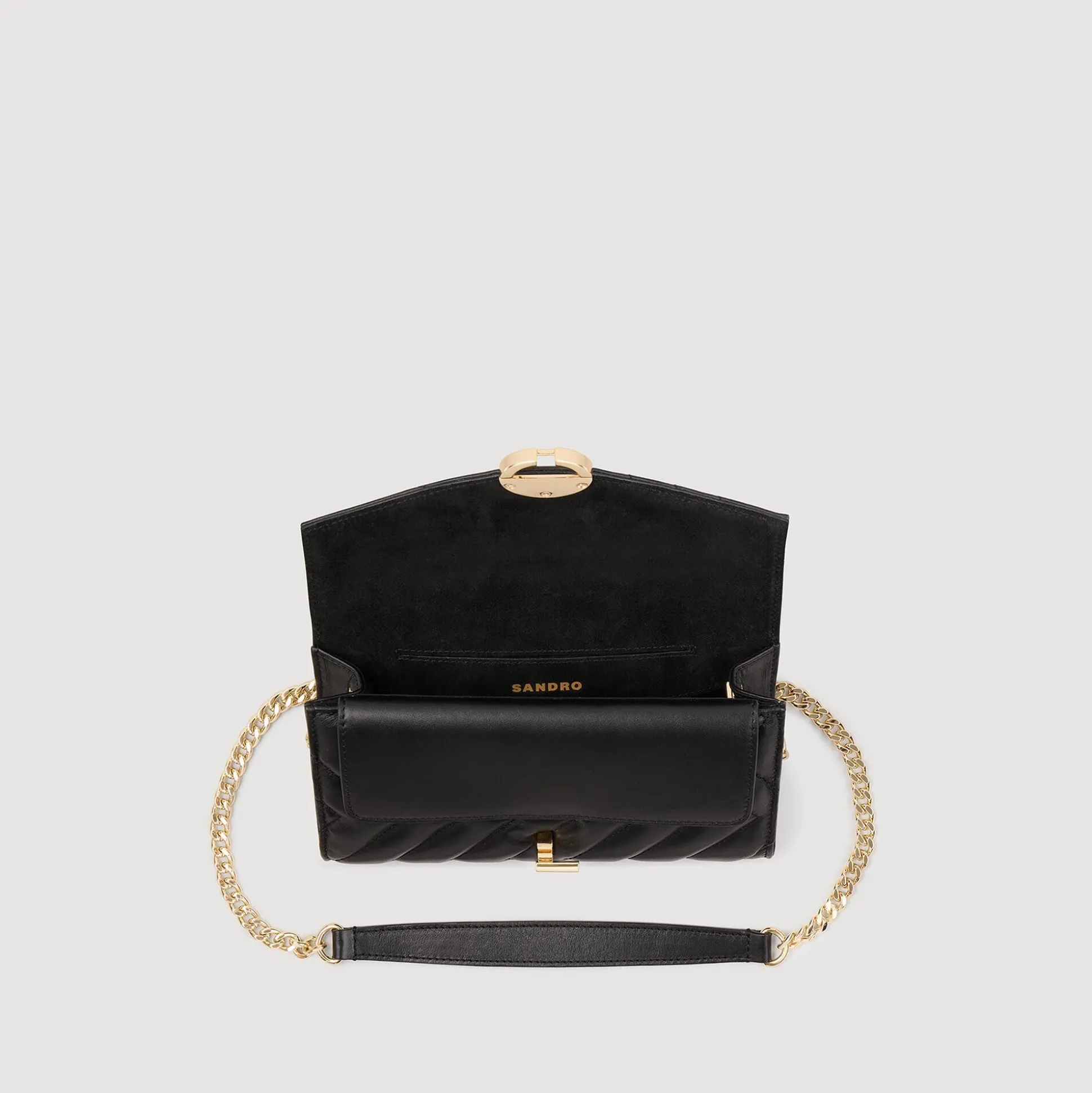 Pochette Crossbody En Cuir