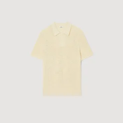 Polo En Maille Ajourée