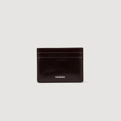 Porte-cartes En Cuir Glacé