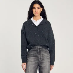 Pull à Capuche Strassé