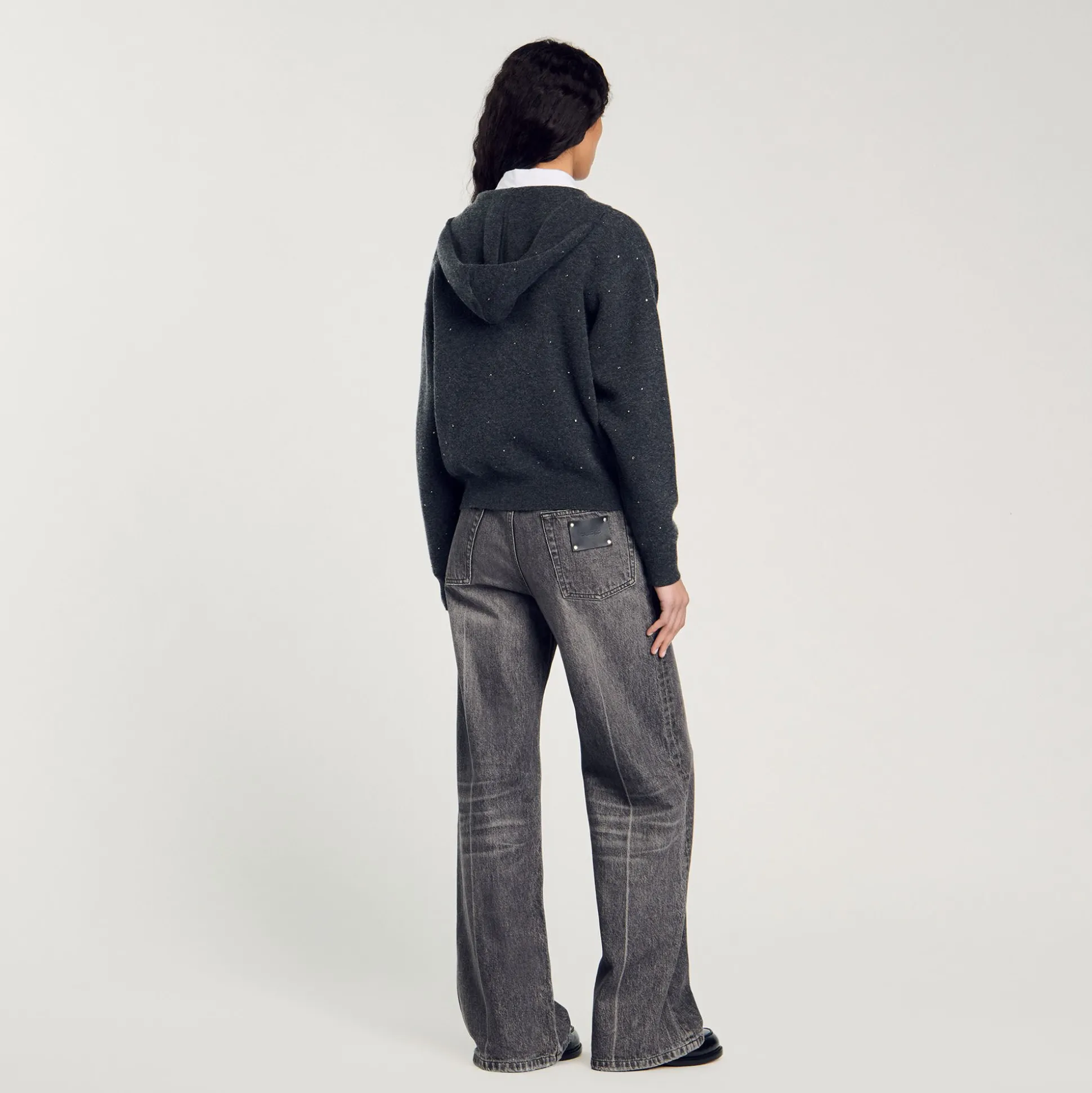 Pull à Capuche Strassé