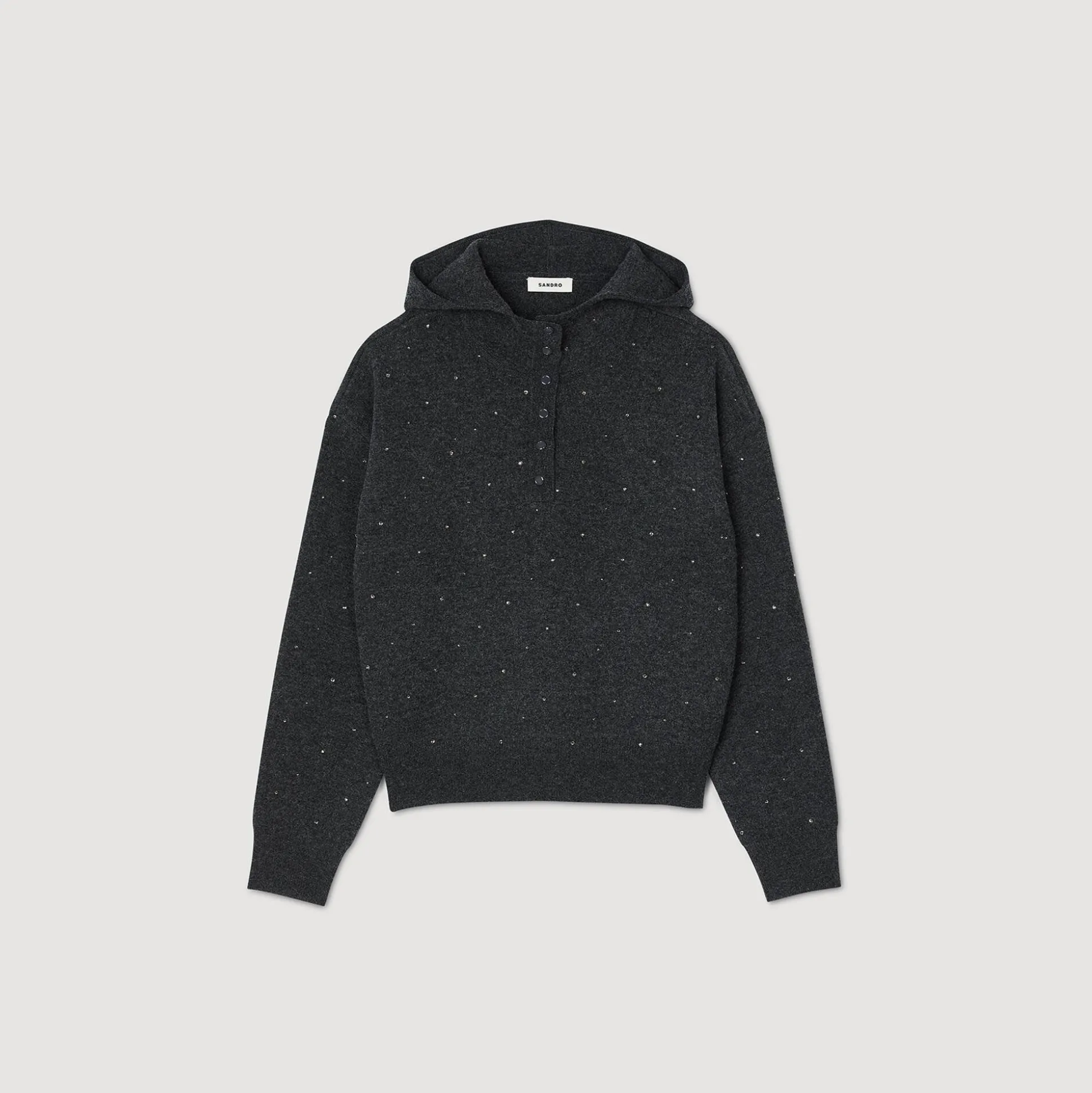 Pull à Capuche Strassé