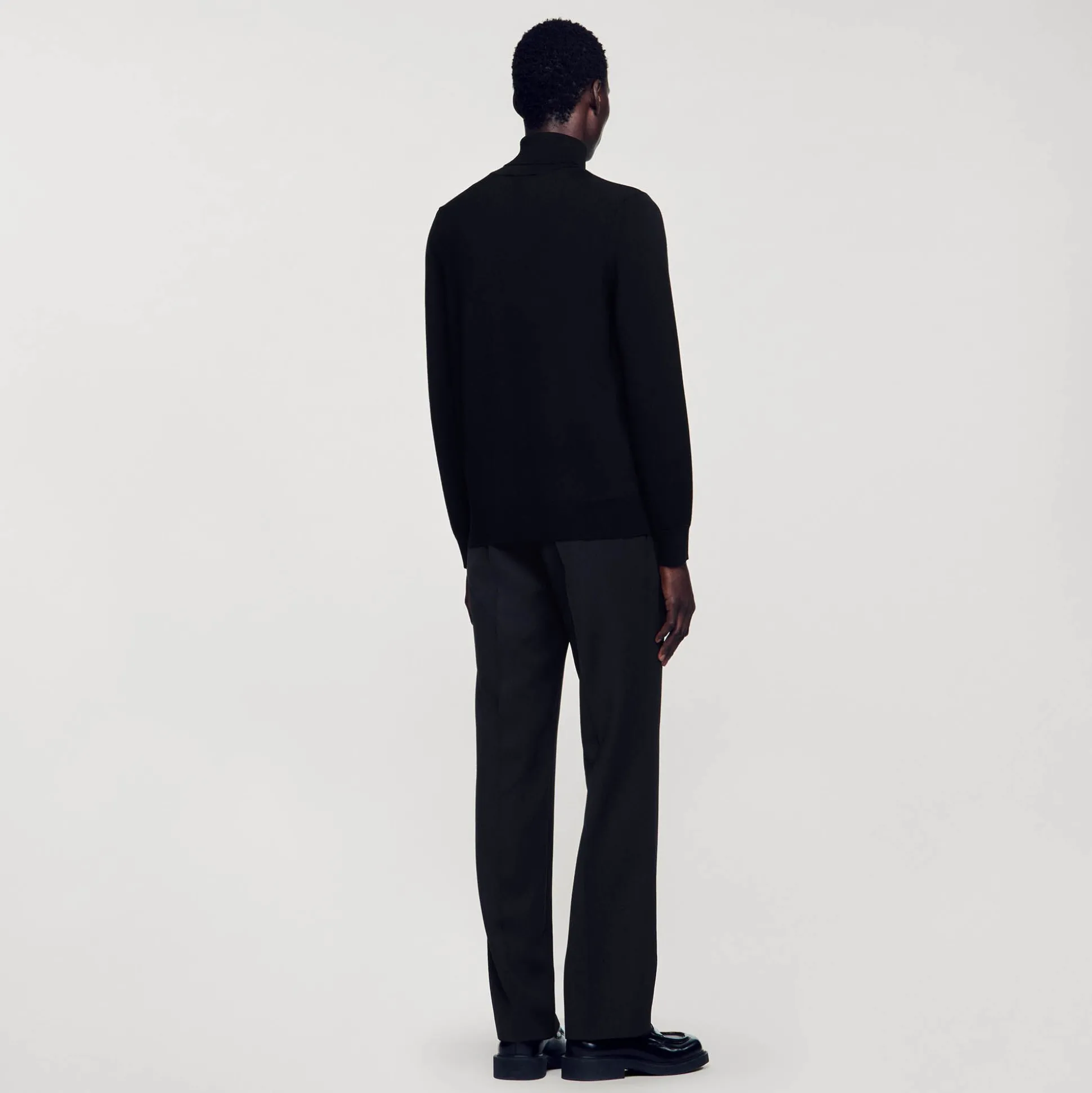 Pull à Col Roulé En Laine Homme