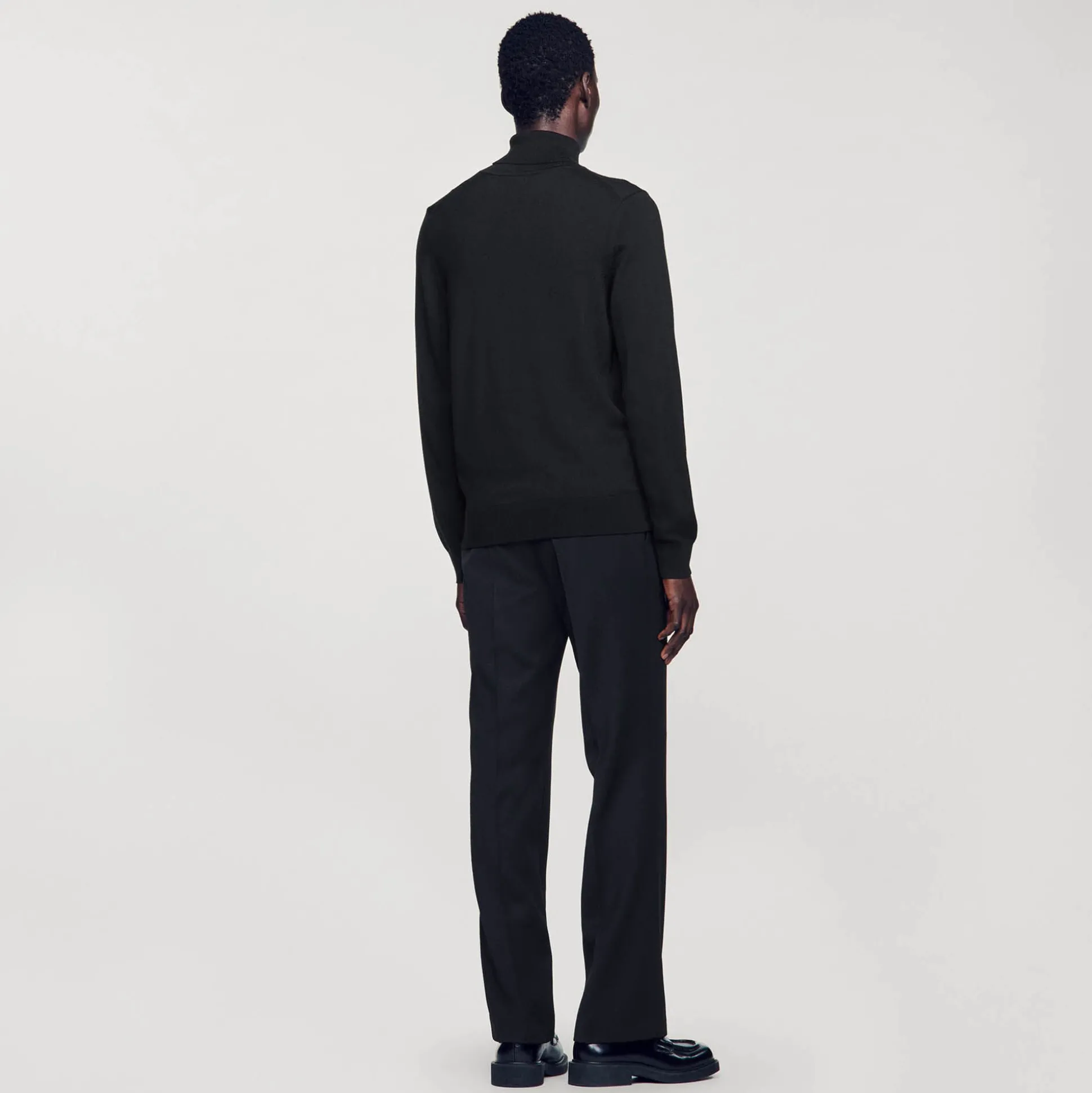 Pull à Col Roulé En Laine Homme