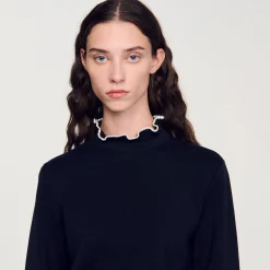 Pull à Col Volanté