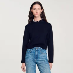 Pull à Col Volanté