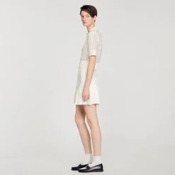 Pull Col Polo En Maille
